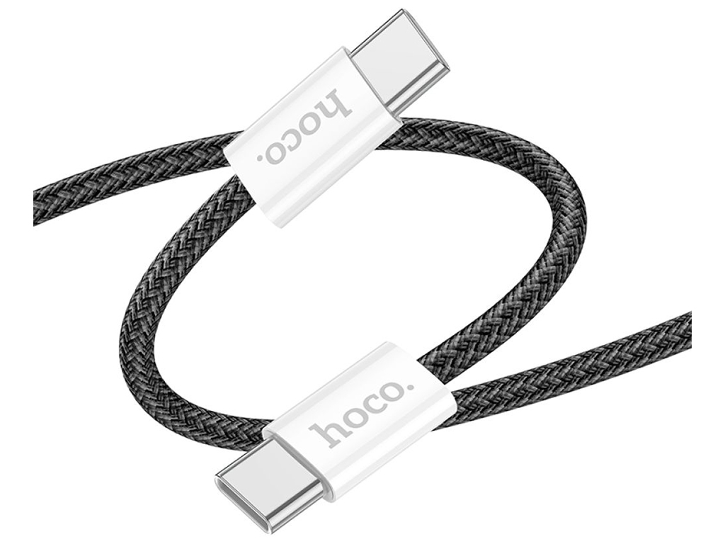 Кабель USB Hoco X104 Source 60W Type-C to Type-C Цвет Черный